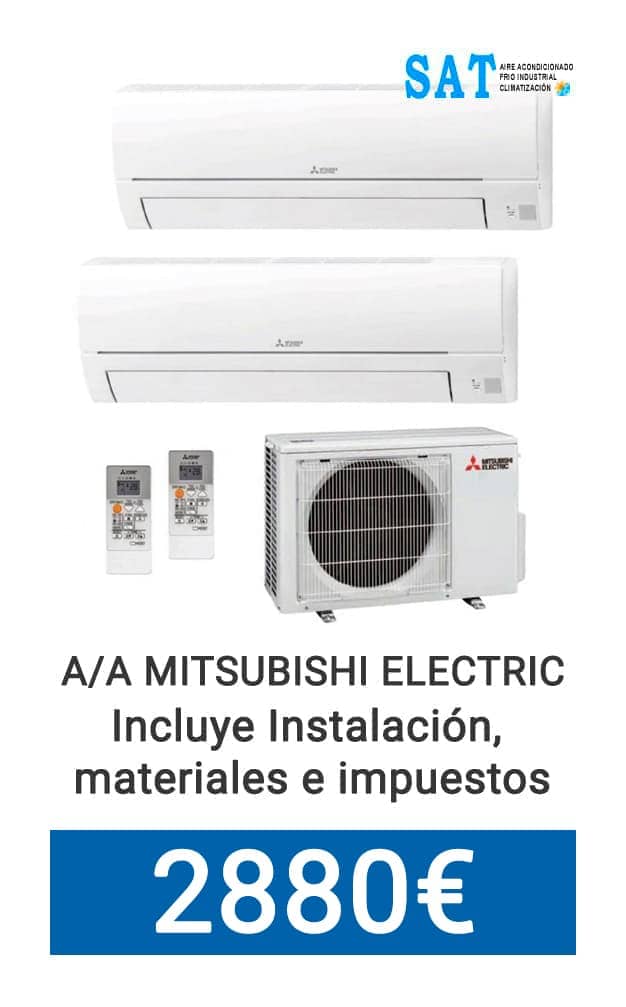 Ofertas-Mitsubishi-electric-Split-2x1